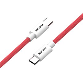 TF Pantone Cavo PT-CTC002-5P Type-C /Type-C 1,5 mt. 60W Rosa