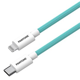 TF Pantone Cavo PT-CTL002-5L MFi Lightning/Type-C 1,5 mt. Celeste