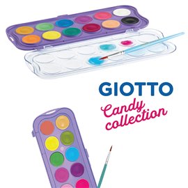 Acquarelli Giotto 30 mm a 12 Candy Collection