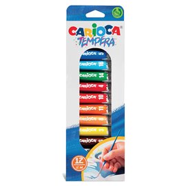 Colori a Tempera Carioca 12 ml. a 12