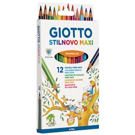 Pastelli Giotto Stilnovo Maxi Tri a 12