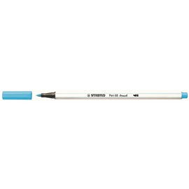 Pennarelli Stabilo Pen 68 Brush Azzurro ch. 10 pz 568/31