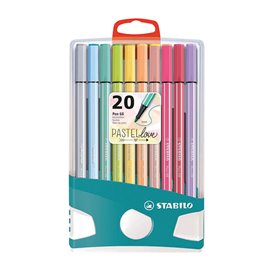 Pennarelli Stabilo Pen 68 Pastel Parade BE6820-0311 a 20