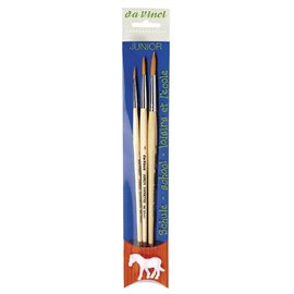 Pennelli Da Vinci Set 3 pz Scuola 303 art. 4212