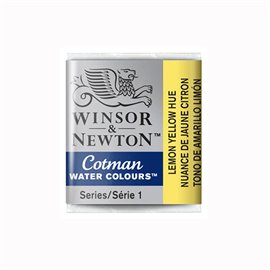 W&N Acquarelli 1/2 Godet Cotman Giallo Limone Imitazione