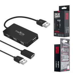 TF Multipresa USB 2.0 4 porte cavo da 1,5 mt.