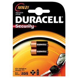Pile Duracell Alcaline 12 volts MN21 2 pz.