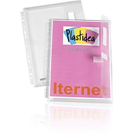 Buste 4 fori con Soffietto e velcro 10 pz.