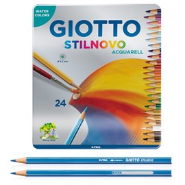Pastelli Giotto Acquarellabili Stilnovo Metal 24 F257800