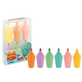 Evidenziatori Sweet Cream Monikids 24 set da 6