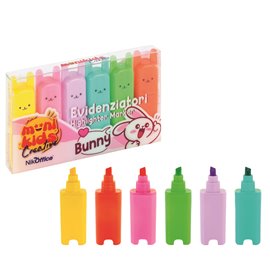 Evidenziatori Bunny Monikids 24 set da 6