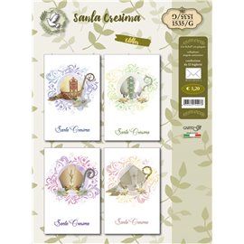 Biglietti CartoGi 25 Cresima Glitter 1535/G