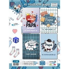 Biglietti CartoGi 25 Papa' - Al Miglior Papà 1665/G