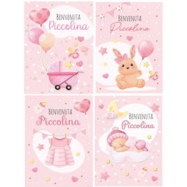 Biglietti Cecami Lieto Evento Girl FE10195LE/12 12 pz.