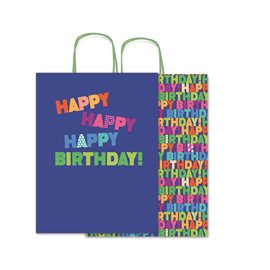 Sadoch 26 Shopper Happy Birthday 26x12x34 25 pz.