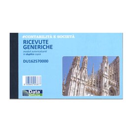 DU Blocchi Ricevute generiche 10x16,8 50x2 162570000
