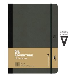Flexbook Adventure 85 gr. 192 pag. 13x21 Puntini Off Black 21.00077