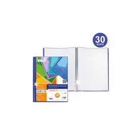 Porta Listini Sei Asso TI Personlizzabili 15x21 30 buste d.so Blu