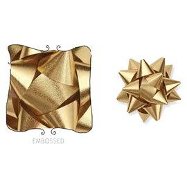 Stelle Goffrate mm. 6,5 diam. mm. 35 100 pz Ass. 00