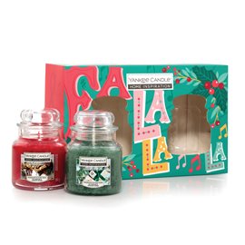 Yankee Candle Natale 25 Giara Piccola 100 gr. Set 2 Fragranze