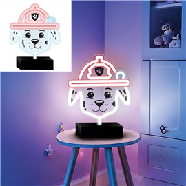 Lampada Neon Led Paw Patrol con base