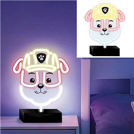 Lampada Neon Led Paw Patrol con base