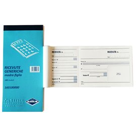DU Blocchi Ricevute Mad/Fig 10x21,5 100 copie 160100000