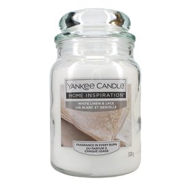 Yankee Candle Giara Grande 538 gr. White Linen & Lace