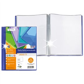 Porta Listini Sei Asso TI Personlizzabili 15x21 50 buste d.so Blu