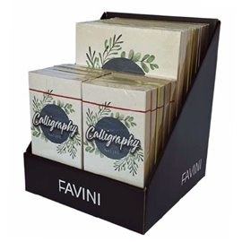 Expo da banco completo Favini Calligraphy nature 10+10 20 pz.
