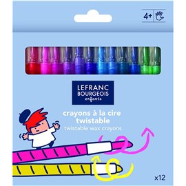 Pastelli a cera L&B Crayon Twist a 12 3013619