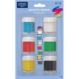 LB Education Gouache 22 ml 6 pz.