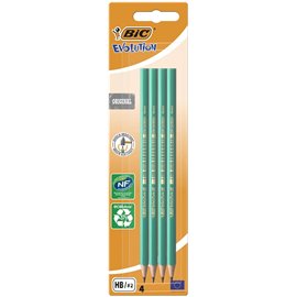 Bic Blister Matite Evolution HB 4 pz.