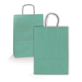 Sadoch 26 Shopper monocolore verde salvia 22x10x27 25 pz.