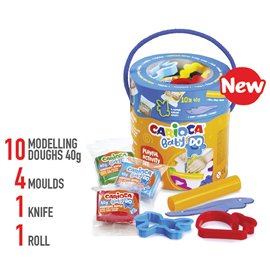 Plastilina Carioca Baby Do Playset da 10 pz.