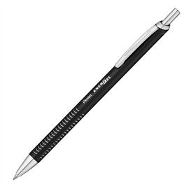 Penne Gel Pentel Energel Metal slim fusto nero BL447 0.7 Nero 12 pz.