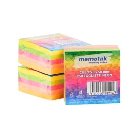 Blocchi Memotak Cubo 50x 50 250 ff Multicolor