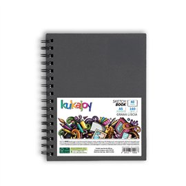 Blocchi Sketchbook Kukajoy Spiral A5 40 fogli 160 gr.