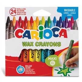 Pastelli a cera Carioca Maxi a 24
