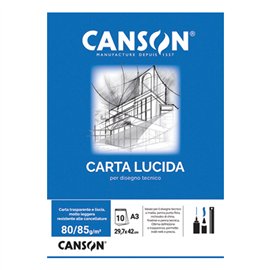 Blocchi Carta Lucida Canson 29x42 10 pz.