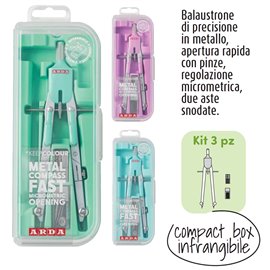 Balaustroni Arda Pastel 3 pz. snodato CO10PAS