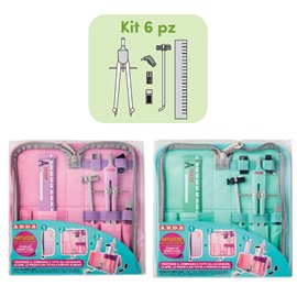 Balaustroni Arda Pastel 6 pz. in astuccio zip CO1PAS