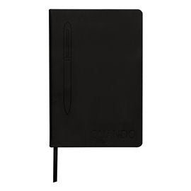 Notebook Quando con penna Nero 15 x 21 righe