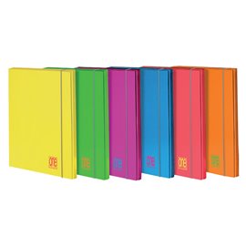 Cartelle con elastico Blasetti 1.2 One Color Fluo