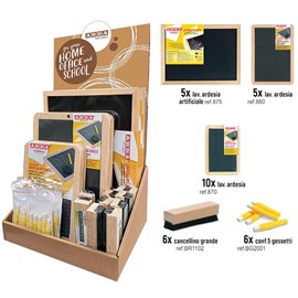 Lavagne Arda ardesia + accessori Expo 32 pz. LAV004
