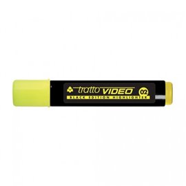 Evidenziatori Tratto Video Black Edition Giallo