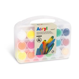 Colori Acrilici Primo 25 ml. in Valigetta 12 Colori