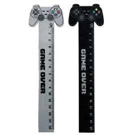PK 25 Righello in Legno 15cm Game Over Wooden Ruler