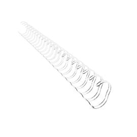 Anelli Metallo 34 anelli passo 9,5 mm. Argento 100 pz.