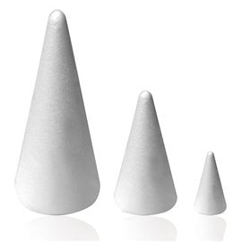 Forme Polistirolo 2 Cono 4x6 cm. 14 pz.